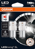 OSRAM LEDriving® SL, ≜ W21W, White 6000K, LED signal lamps, Off-road only, non ECE, Double Blister