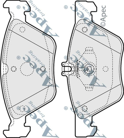 APEC PAD1393 Brake Pad