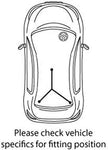 BRAKE CABLE - INTER GM Vivaro LWB 11-