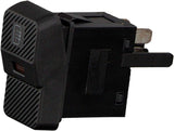 febi bilstein 17002 Switch for rear-window heater, pack of one , Black