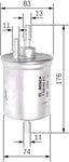 Bosch F3012 - Gasoline Filter Car
