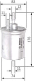 Bosch F3012 - Gasoline Filter Car
