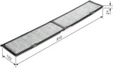 Bosch R2424 - Cabin Filter activated-carbon