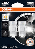 OSRAM LEDriving® SL, ≜ W21W, White 6000K, LED signal lamps, Off-road only, non ECE, Double Blister