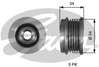Gates OAP7220, Gates Freewheel Clutch Alternator OAP7220