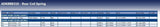 Blue Print ADK888310 Coil Spring, pack of one