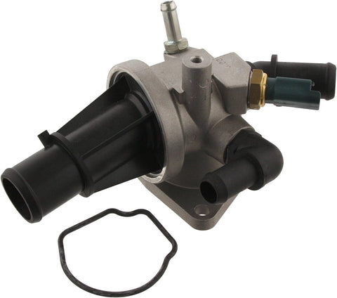 febi bilstein 32646 Thermostat Housing with temperature switch and seal, pack of one