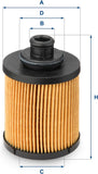UFI FILTERS 25.031.00 Spin-On Oil Filter
