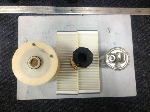 FITS AUDI A6 2.7 TDI QUATTRO C6 SERVICE KIT OIL/AIR/CABIN &FUEL FILTER 2008-2012