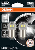 OSRAM LEDriving SL, ≜ R10W, White 6000K, LED Retrofit, offroad use only, Double Blister (2 lamps)