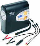 Ring Automotive - RAC605 Automatic Digital Motorbike Tyre Inflator with Motorcycle Adaptors, Preset Function, LED Light and Storage Case, Black