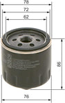 Bosch P3318 - Oil Filter Car