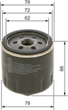 Bosch P3318 - Oil Filter Car