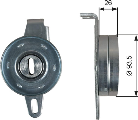 Gates T36023 Tensioner Pulley, Ribbed Drive Belt