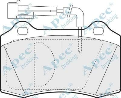 APEC PAD1007 Brake Pad