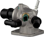 febi bilstein 33956 Thermostat Housing with temperature switch and seal, pack of one