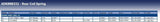 Blue Print ADK888332 Coil Spring, pack of one
