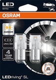 OSRAM LEDriving® SL, ≜ W21W, White 6000K, LED signal lamps, Off-road only, non ECE, Double Blister