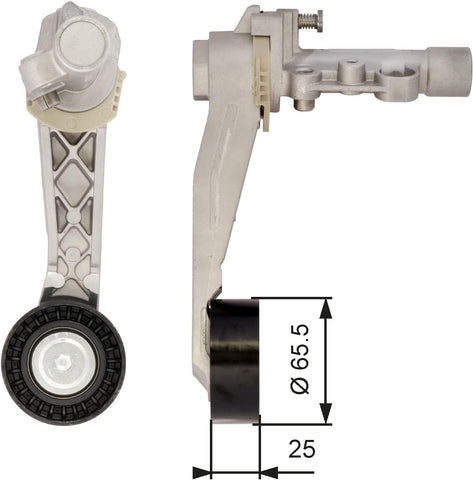 Gates T39127 Tensioner Pulley, Ribbed Drive Belt
