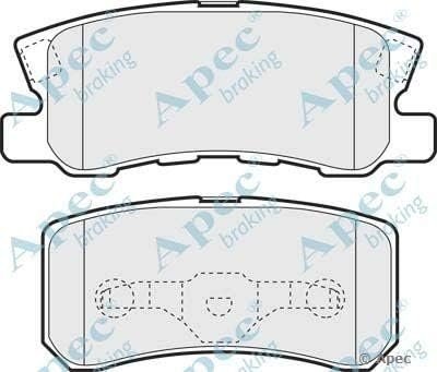 APEC PAD1242 Brake Pad