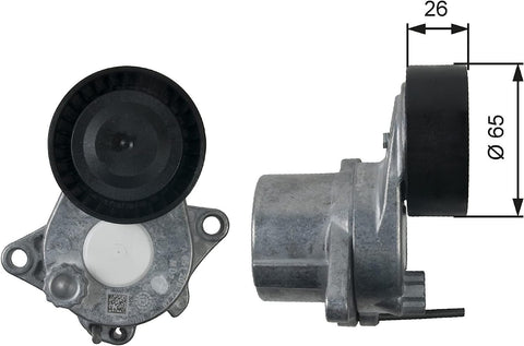 Gates T39197 Tensioner Pulley, Ribbed Drive Belt