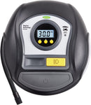 Ring Automotive - RTC1000 12V rapid tyre inflator air compressor car pump with preset digital pressure gauge, memory function, 2 min inflation, LED light, carry case, valve adaptor kit
