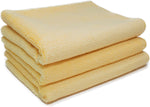 Meguiar's X2020EU Supreme Shine Microfibre Car Cleaning Towels (3 Pack), Yellow
