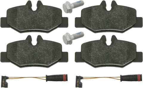 febi bilstein 16535 Brake Pad Set with additional parts, pack of four