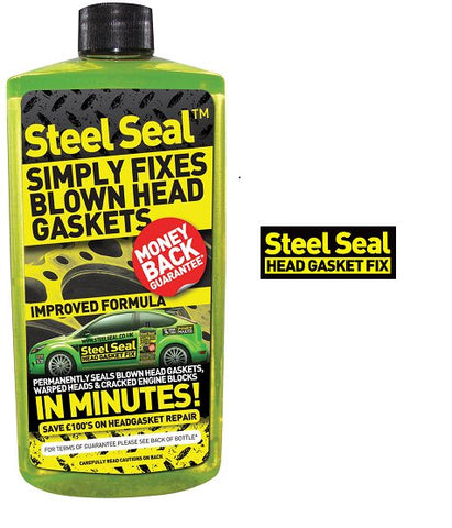 48 x Steel Seal Head Gasket Fix Repair Coolant Repair Fix 473ml