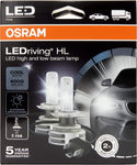 OSRAM 67210CW LEDriving® HL Gen2, ≜H7, LED High/Low Beam Lamps, Off-road only, non ECE, Folding Carton box (2 units), white