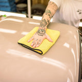 Meguiar’s X1906EU Supreme Microfibre Car Cleaning Finishing Towel XL, Yellow