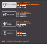 OSRAM NIGHT BREAKER LASER H4, +150% more brightness, halogen headlight lamp, 64193NL-HCB, 12V, duo box (2 lamps)