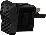 febi bilstein 17002 Switch for rear-window heater, pack of one , Black