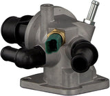 febi bilstein 32646 Thermostat Housing with temperature switch and seal, pack of one
