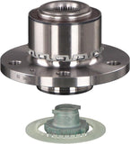 febi bilstein 24414 Wheel Bearing Kit with wheel hub, ABS sensor ring and axle nut, pack of one