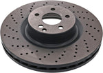 febi bilstein 44145 Brake Disc (1 Brake Disc) front, perforated / internally ventilated, No. of Holes 5