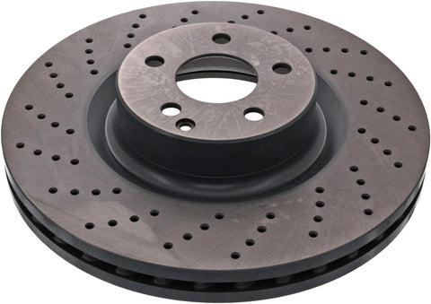 febi bilstein 44145 Brake Disc (1 Brake Disc) front, perforated / internally ventilated, No. of Holes 5