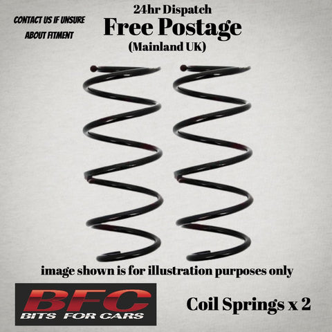 FORD FOCUS 1.4 1.6 1.6TI VCT REAR  SUSPENSION COIL SPRINGS PAIR NEW 04-12