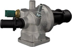 febi bilstein 33956 Thermostat Housing with temperature switch and seal, pack of one