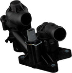 febi bilstein 45080 Thermostat Housing with Sensor, Seal and 2 Thermostats, Pack of 1