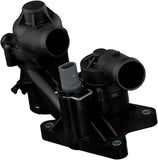 febi bilstein 45080 Thermostat Housing with Sensor, Seal and 2 Thermostats, Pack of 1
