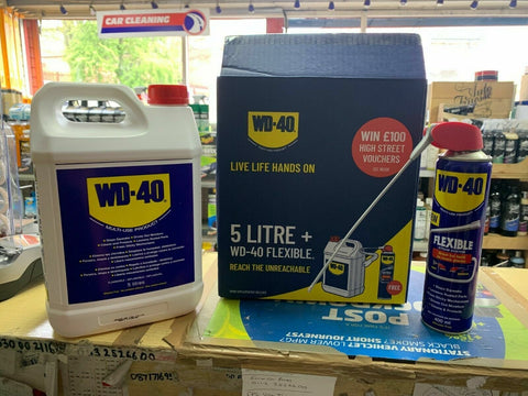 WD40 5 LITRE + 400ML CAN FLEXI MULTI-USE LUBRICANT (Free Next Day) POSTAGE