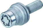 26001SU Wheel Lock Bolts SU M12 x 1,25, flat seat, shaft length 34,5 mm, Overall length 37,6 mm, Hex size 19mm, Key diameter 25,8 mm