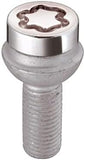 28023SU Wheel Lock Bolts SU M12 x 1,5, radius seat, shaft length 39,9 mm, Overall length 63,0 mm, Hex size 17mm, Key diameter 25,8 mm