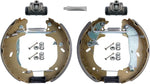 febi bilstein 44313 Brake Shoe Set with additional parts, pack of two