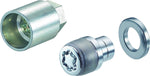 21156SL Wheel Lock Nuts SL (Ultra High Security) M12 x 1,5, flat seat, Overall length 35,0 mm, Hex size 21mm, Key diameter 28,8 mm