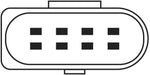 Bosch 0258005081 - Lambda sensor with vehicle-specific connector
