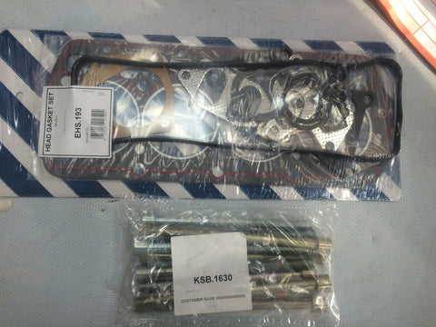 SKODA FABIA 1.4 8V HEAD GASKET SET & BOLTS 00 - 03 AME,AQW,ATZ