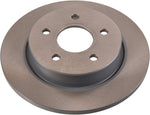 febi bilstein 24619 Brake Disc Set (2 Brake Disc) rear, full, No. of Holes 5