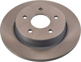 febi bilstein 24619 Brake Disc Set (2 Brake Disc) rear, full, No. of Holes 5